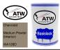 Preview: Chevrolet, Medium Pewter (Interior), WA109D: 500ml Lackdose, von ATW Autoteile West.